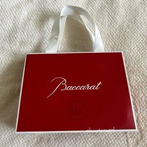 🛍️Brand New Red Baccarat Shopping Tote/Gift Bag🛍️
